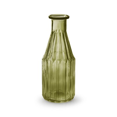 Flesvaas Jarra groen glas, 7,5x20