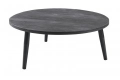 Salontafel Fidanza mango black, Ø100 cm