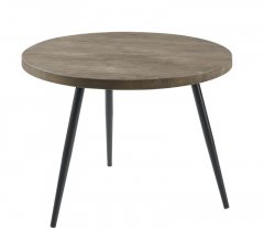 Bijzettafel Fidanza mango grey, Ø60 cm