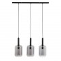 Hanglamp Peglio glas smoke zwart, 32x100x22 cm