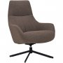 Draaifauteuil Vaneze stof alpine brown