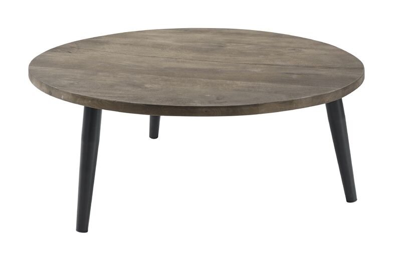 Salontafel Fidanza mango grey, Ø100 cm