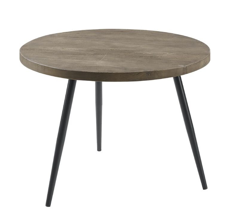 Bijzettafel Fidanza mango grey, Ø60 cm