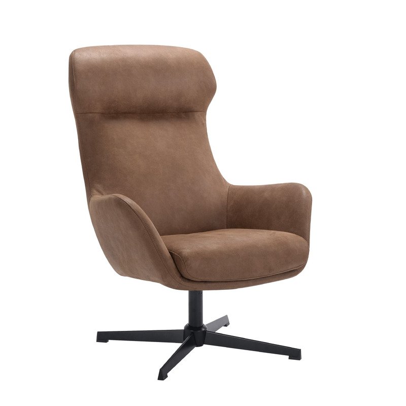 Draaifauteuil Vicenzo camel