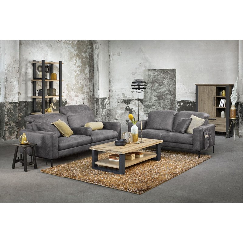 3 zitsbank Impero Dark Grey