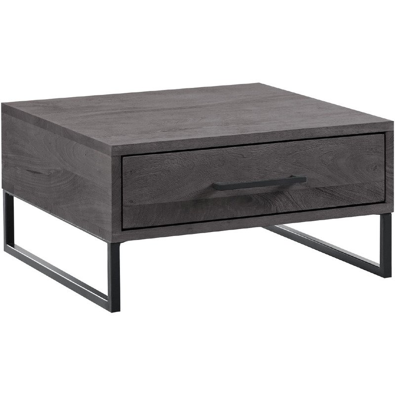 Salontafel Piastra mango zwart 1 lade