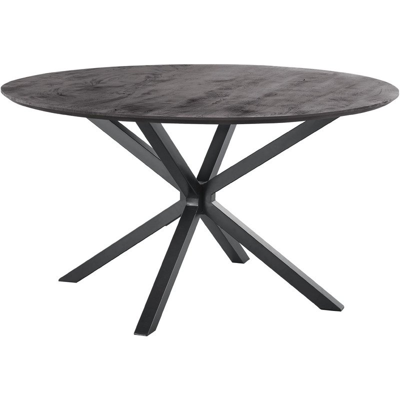 Eettafel Piastra rond ø140 mango zwart