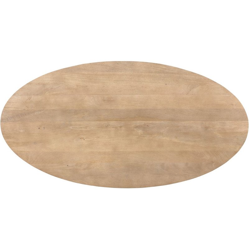 Eettafel Piastra ovaal 230x115 mangohout warm naturel