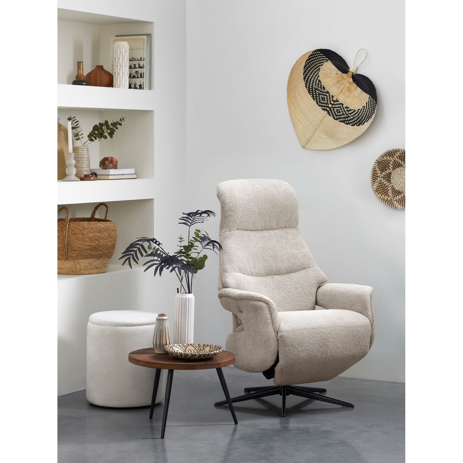 Relaxfauteuil M Artizo Clay