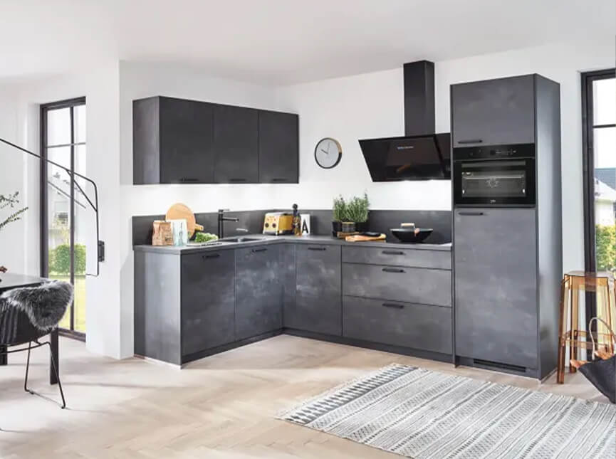 Puno Brochure Kreet Stamford zwart beton| Maron meubels & keukens